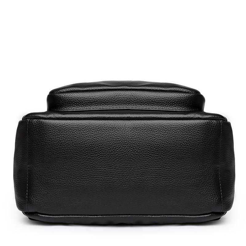 Fashionable and Minimalist Women's PU Leather Backpack with Top Handle, Perfect for Commuting, Travel, and Daily Use