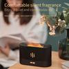 7-Color Flame Effect Aroma Diffuser & Cool Mist Humidifier – USB Silent Desktop Humidifier with Auto Shut-Off for Home, Office & Bedroom Decor