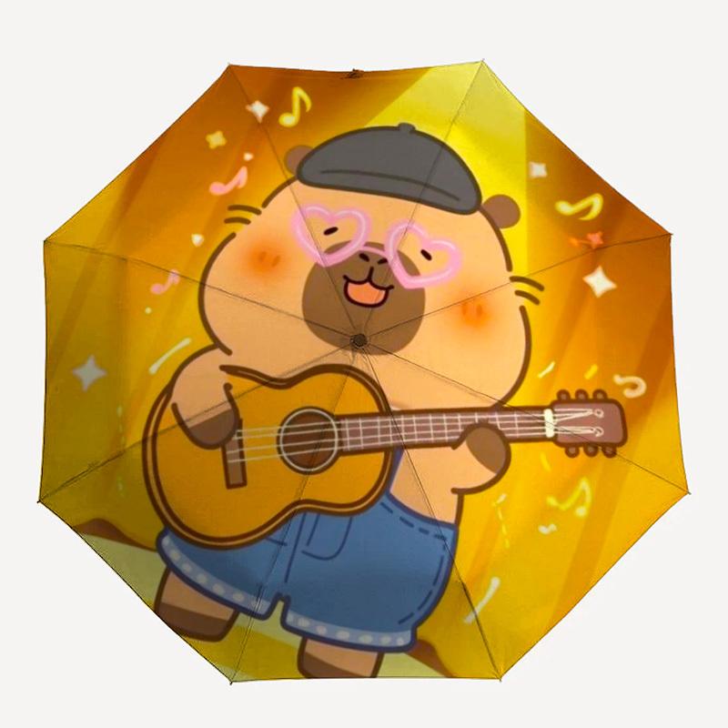 

1pc Capybara Musical Performance Umbrella - Portable Home Essential, Durable Iron Frame with Rod Structure, Fashion Lovers yy250910006