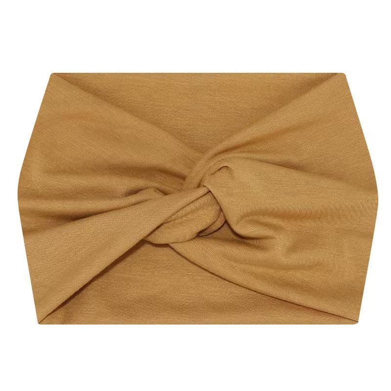 African Extra Wide Elastic Wrap Headband for Yoga and Sports