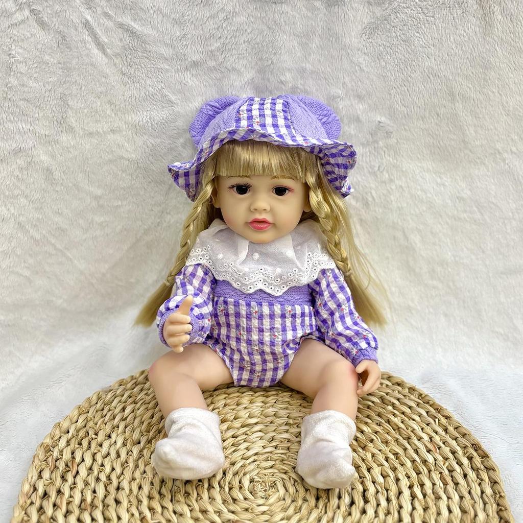 30CM Reborn Baby Doll Toy - Soft Vinyl Realistic Infant Girl