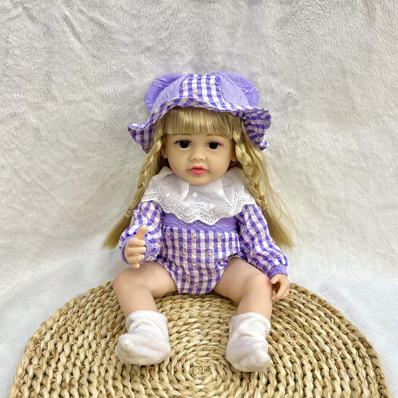 

30СМ Мягкая Виниловая Кукла-Малышка - Реалистичная Кукла Младенец Девочка 30cm Reborn Doll Clothing Only