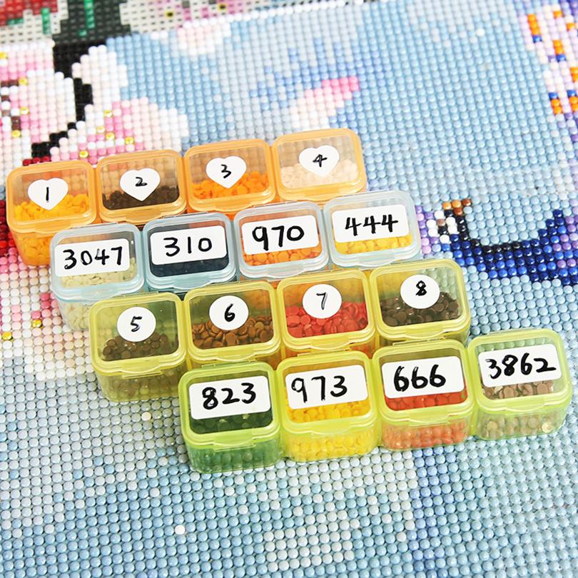 3000PCS Diamond Painting Classification Storage Distinguish White Label Stickers Diamond Painting Blank Self-adhesive Sticker