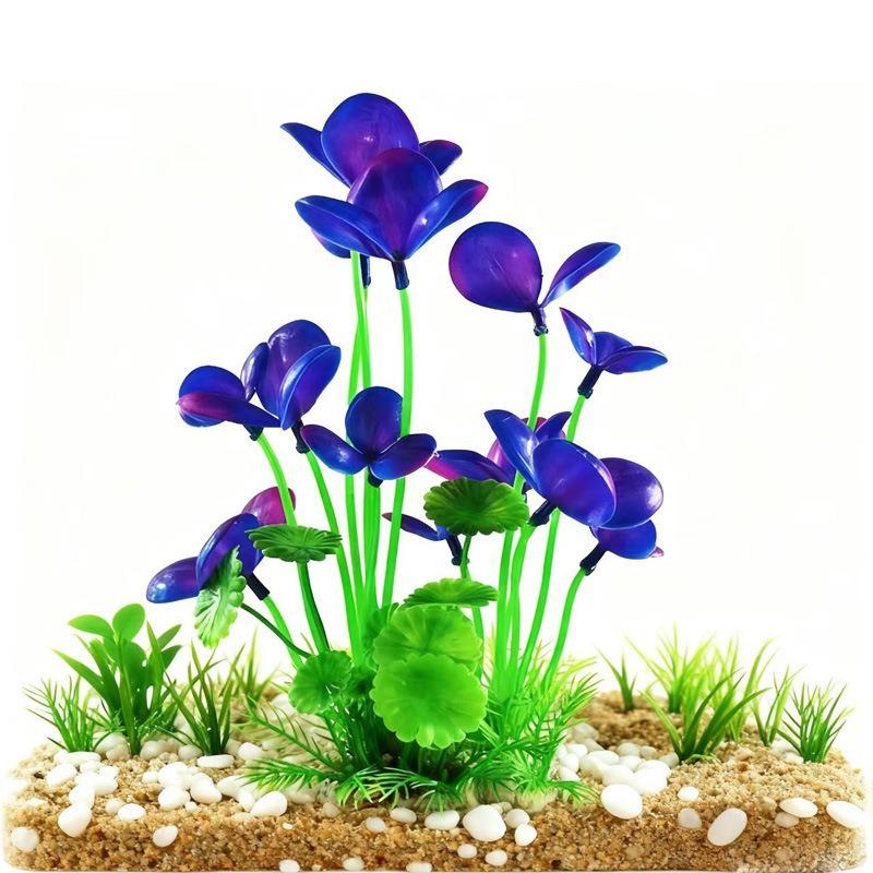 

Fish Tank Simulation Water Grass Aquarium Decoration Plastic Fake Water Grass Decoration One Size фіолетовий