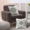 Lotus flower theme digital printing pillow cover Short plush Suitable living rooms bedrooms sofas throw cushion cover 4pcs