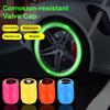 12Pcs Luminous Car Universal Tire Valve Stem Caps Enhanced Visibility Simple Installation Universal Fluorescent Tire Valve Caps Car Exterior