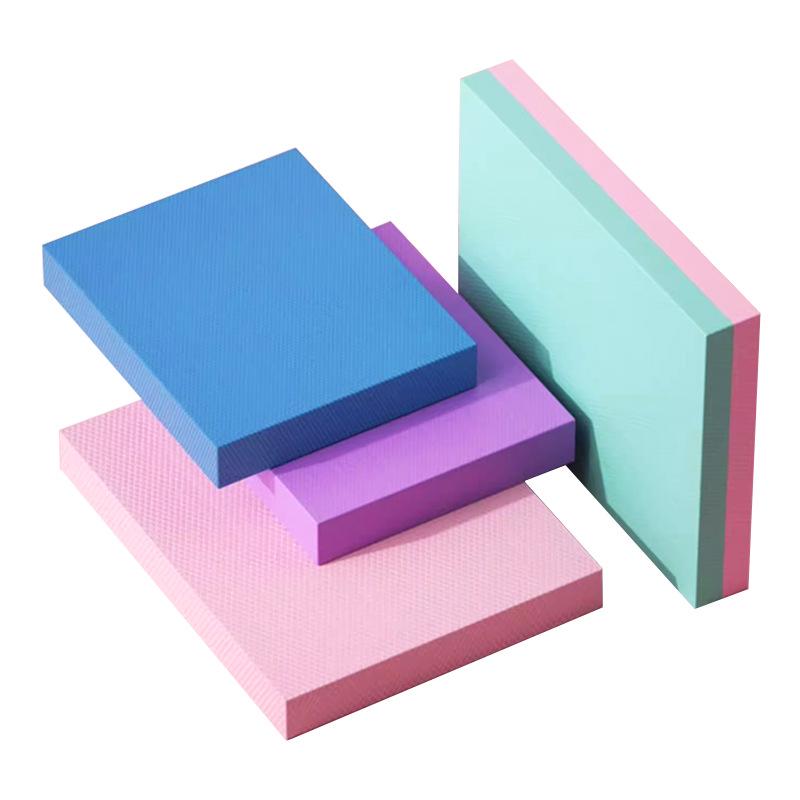 TPE Förtjockad Yogabalansplatta – 6 cm Knästående & Planka Stöd för Träningspass