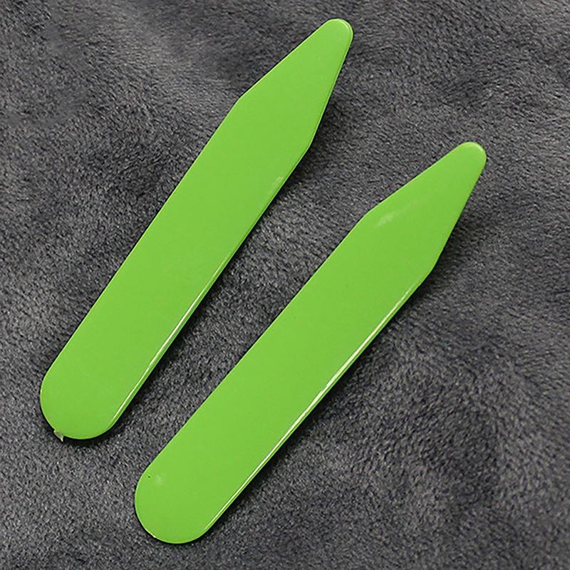 2 Pcs Carbon Fiber Collar Stays For Business Men's Shirt Party Dress Brace Accessories Reinforcement Insert Fixing Jewelry