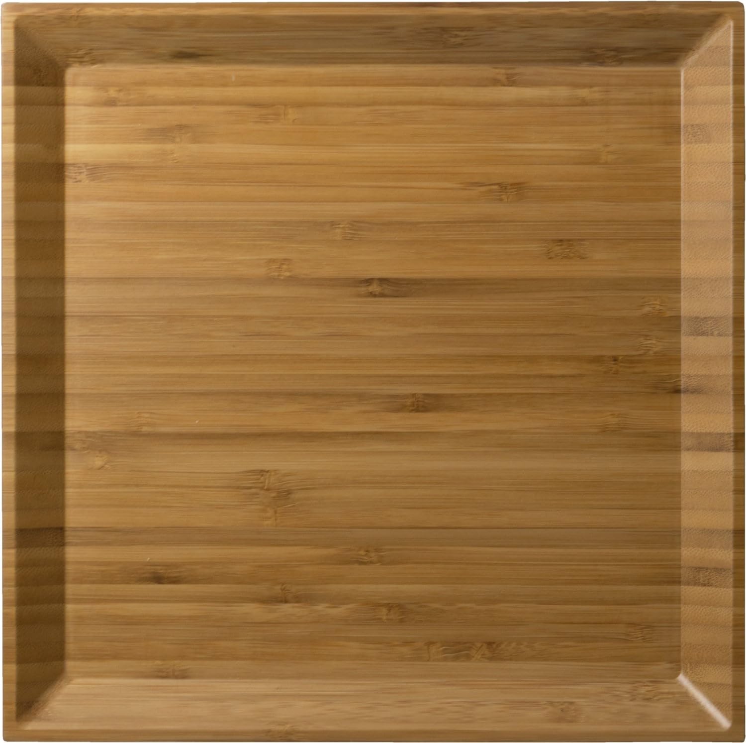 

RIVERET Dinner Plate, Square, 24, Brown, RV-412B