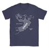 Men TShirts Oman Map Minimalist Line Art Vintage Cotton Tees Short Sleeve Arabian Peninsula Geography T Shirt Clothing