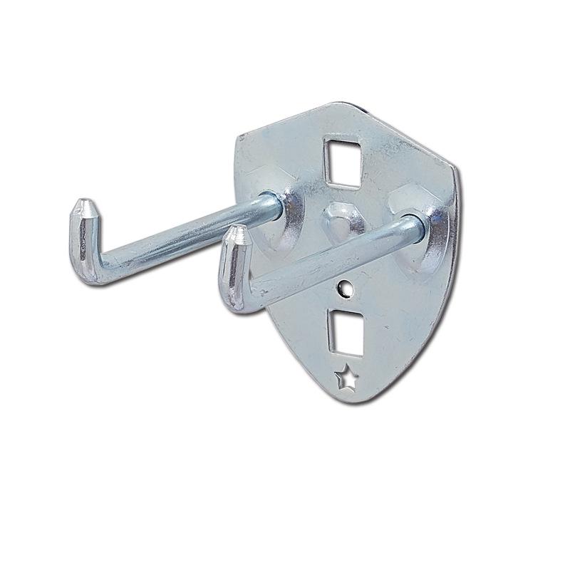 Wall-Mounted Pegboard Hook Display Rack