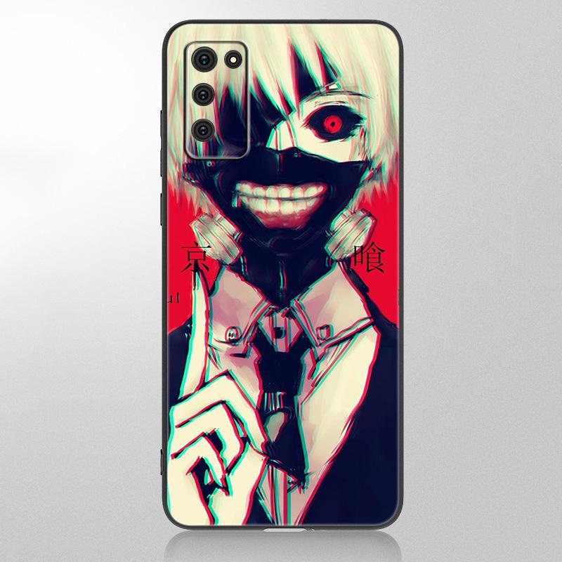 Tokyo Ghoul Trendy Anime Kaneki Ken Pouzdro pro Samsung Galaxy A12 A02S A22 A32 A52 A72 A71 A51 A41 A31 A21 A11 A50 A70 A10S A20S