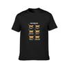 Feline Conk Chart, Funny Chonk Cat Meme T T-Shirt Oversizeds Blacks Vintage Anime Mens Big and Tall T Shirts