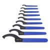 9PCS Set Coilover Spanner S2 Tool Steel C Shape ER Nut Shock Spanner Hook Wrench for Vehicles