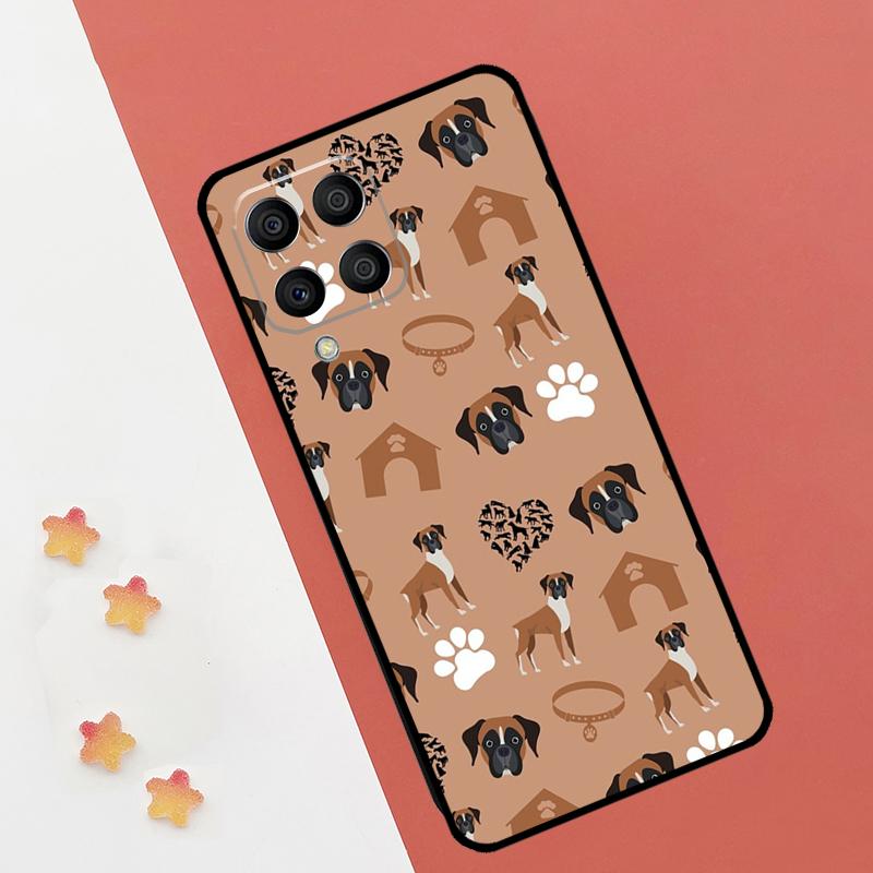 Boxer Dog For Samsung Galaxy M13 M33 M12 M32 M52 M11 M21 M31 M35 M53 M55 M15 M14 M34 M54 M06 M16 Case