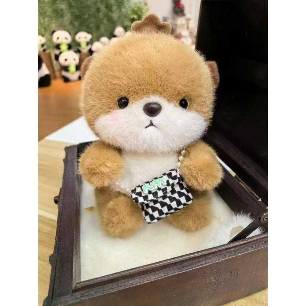 

Sitting Otter Doll Ocean Animal Plush Toy Backpack Otter Doll 8 Inch Grab Doll Birthday Gift 25Cm8 inch grab machine doll 0.2kg