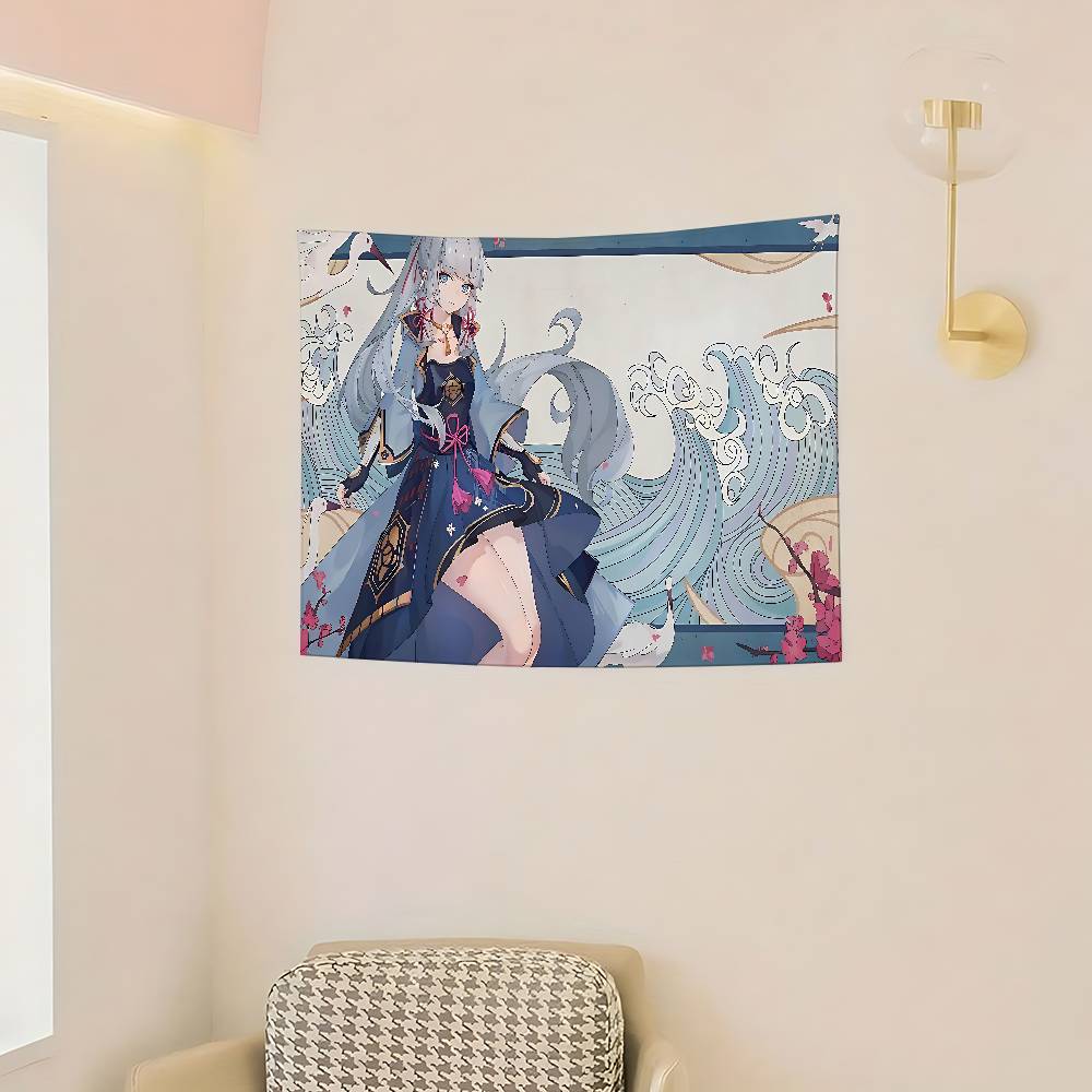 Anime Girl Flag Banners Garage Car Tapestry Flag Garage Outdoor Decor Bedroom