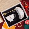 Kaffee-Tasse und Untertasse Set aus Keramik