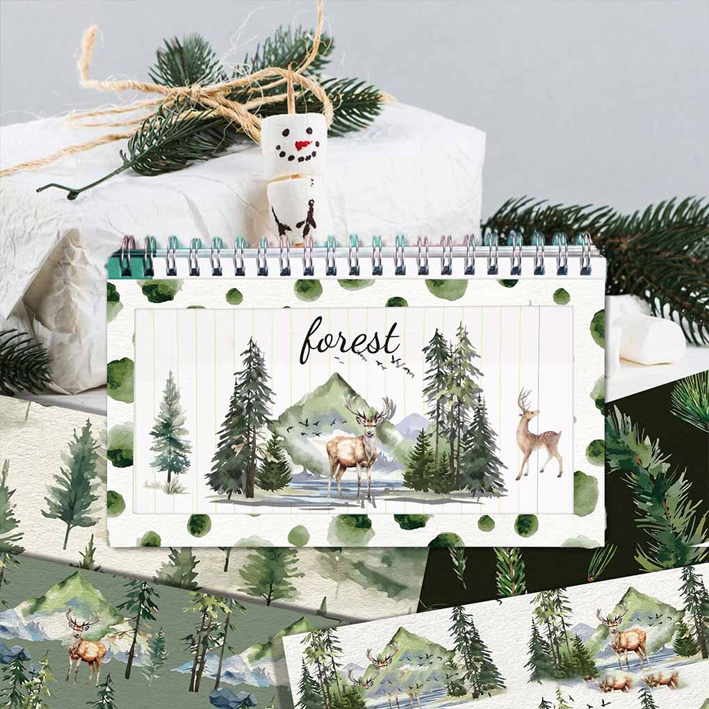 24 Sheets Green Leaves Tissue Paper Sheets,30x30CM Botanical Printed Leaf Wrapping Paper for Wrapping Gifts Birthday Festival