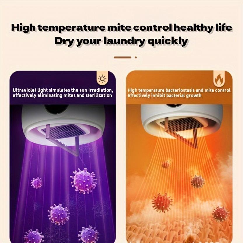 600W  Cloth Dryer Smart and Convenient Quick-drying Foldable Storage Household Baby Clothes Disinfection Dormitory Dryer