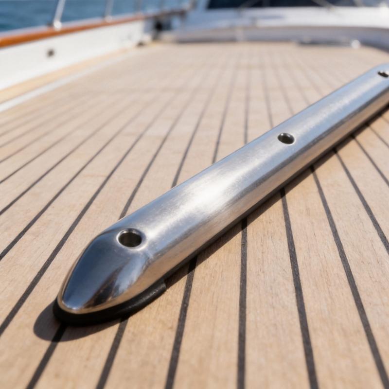 Marine Edge Guard 316 Stainless Steel 12 Inch Boat Rub Rail Cover for Side Protection, Mooring Contact and Hardware Replacement Use