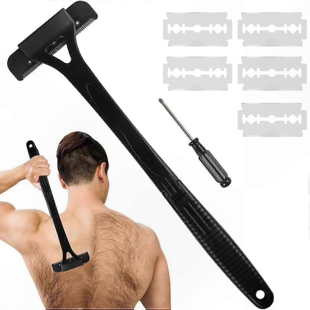 Waterproof Back Hair Shaver for Sensitive Skin | Full Body & Leg Hair Removal Trimmer | Personal Grooming Tool
