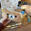 Kawaii Meisjes Schattige Cartoon Beer Etui Organizer Pennen Etui School Schrijfwaren Cadeaus Ins Hot