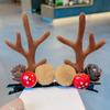 Cute Headwear Children Pine Cone Hairpins Antler Hairpin Hair Accessories Merry Christmas Decor