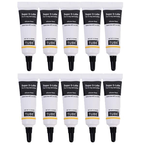 10Pcs Silicone Grease Lubricant Food Grade Grease Oil Bearing Lubrication O-Lube O-Ring Faucet Plumber Home Improvement Hardware