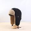 Women's Winter Lei Feng Hat Men's Winter Fleece Lined Thickened Warm Ear Flap Windproof Hat for Cycling Skiing Northeast Winter Hat