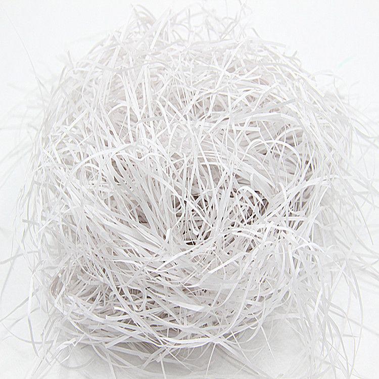 Multicolor Thick Paper Raffia Grass for Gift Box Packaging - Shockproof Material In Stock