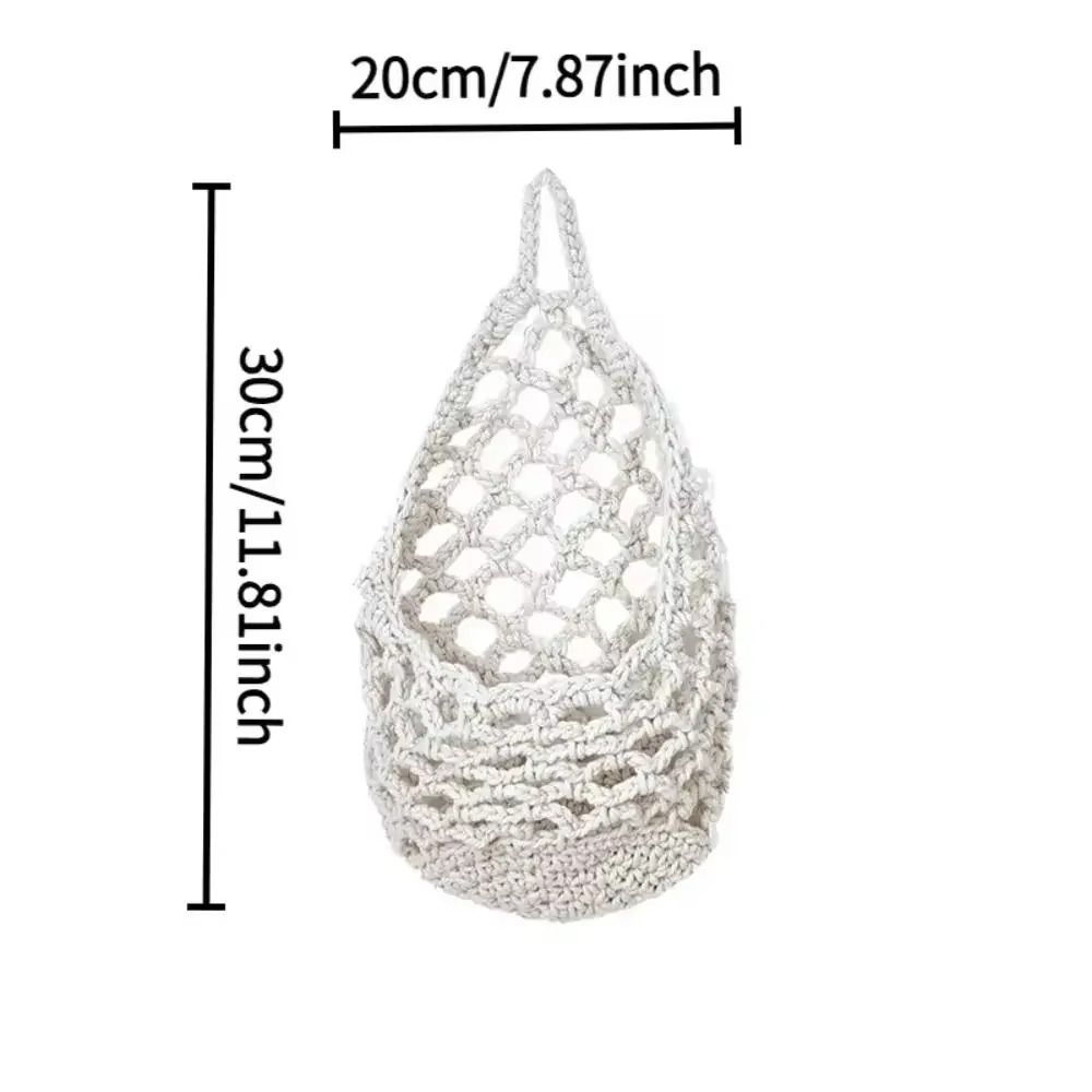 Eco-Friendly Kitchen Storage Organizer Bohemian Style Hanging Vegetable Basket  Home Storage