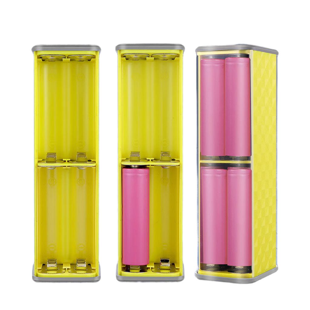 Interchangeable 8 Cell 18650 Charging Case Quick Charging Capability LED Power Suitable for Various Device Support