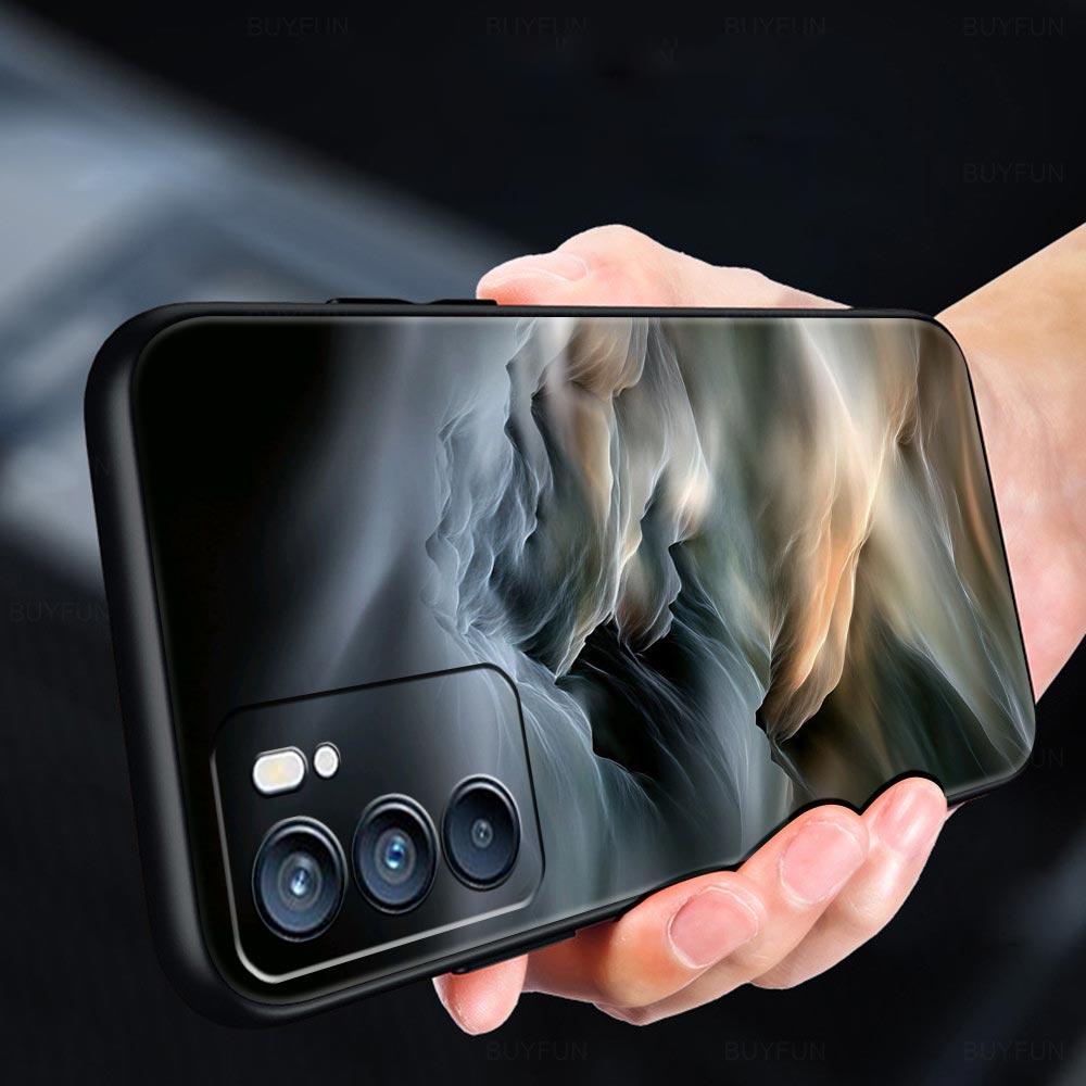 Schwarze Bergspitze Handyhülle Für Oppo Reno 13 12 11 10 7 F Find X5 X6 A98 A80 A79 A78 A57 A54 A31 A17 Pro 5G Weiche TPU Hülle