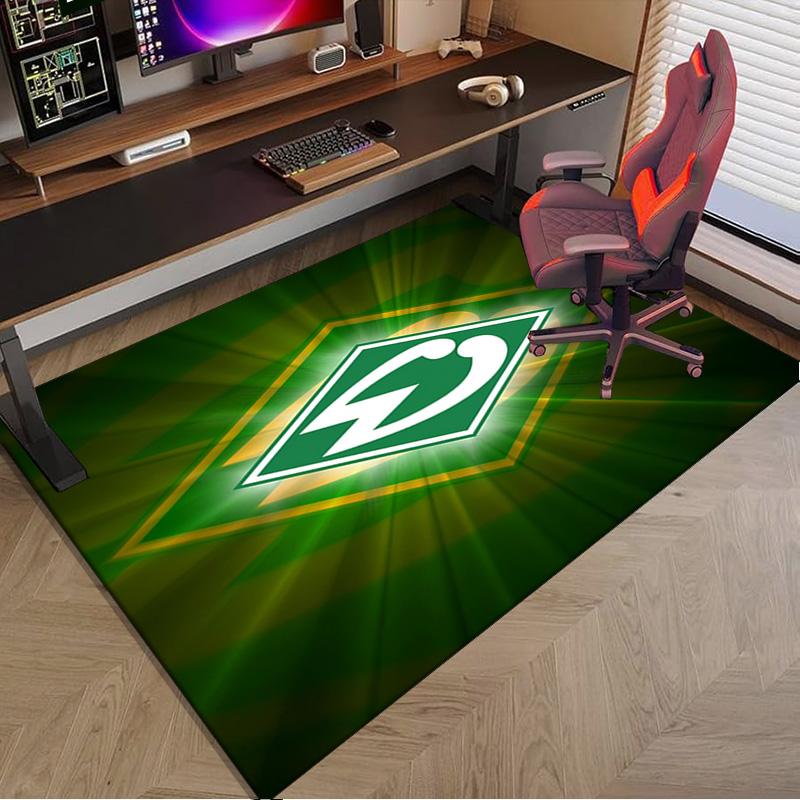 Werder Bremen football Area Rug Office rug, Chair Rug, Decor Carpet Livingroom bedroom Mat, Large Size Fan gifts Christmas gifts
