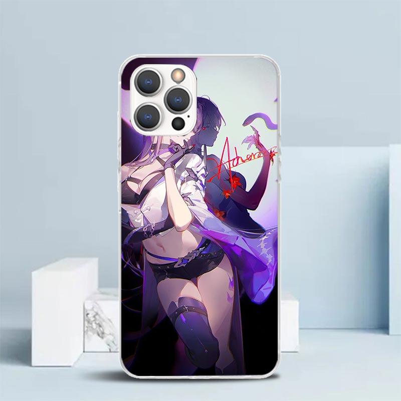 

Чехол-книжка Honkai Star Rail Ахерон для iPhone 16 17 Air 15 14 Pro Max 16E Чехол для телефона 13 Mini 12 11 7 SE 8 С рисунком Fit Cas iPhone 11