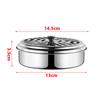 Mosquitoes Coil Holder Tray Frame Stainless Steel Round Rack Plate For Spirals Incense Insect Repellent