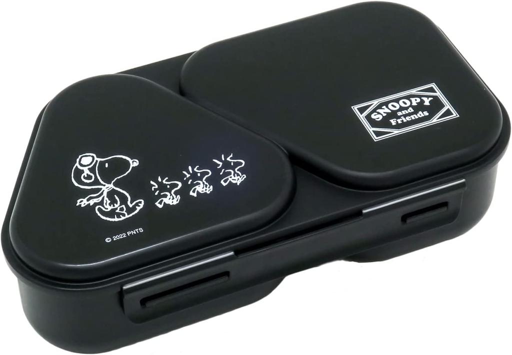 OSK Bento Box Snoopy Lunch Box Set of 2 Onigiri Lunch Safe with Lid Onigiri Case That Can Be Used To Make Onigiri Without Squeezing and Also Holds