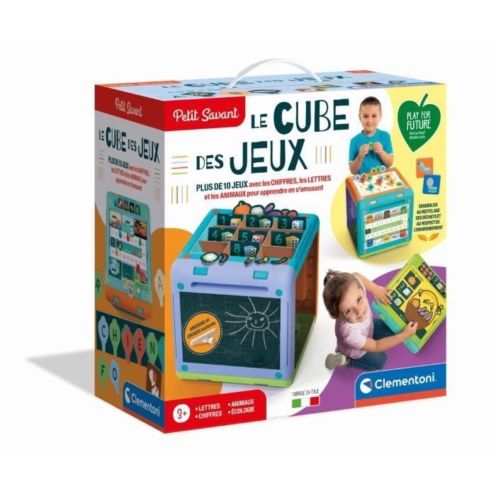Jeu Éducatif Pour Enfant - Clementoni - Mon Cube Des Jeux - Bleu - Mixte