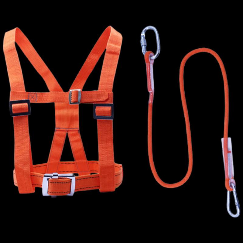 High-Altitude Double-Back Safety Harness
