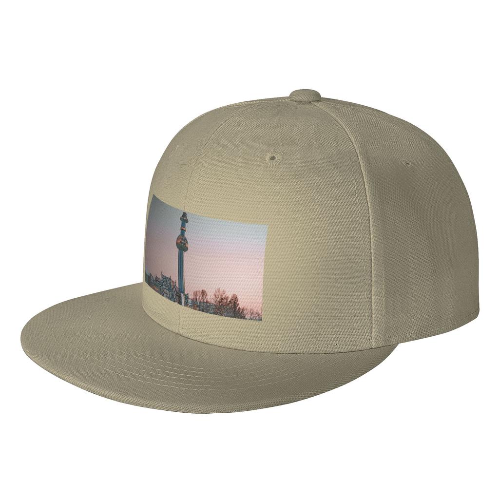 Fashion Vienna Austria City Flat Brim Sun Hat Protects The Forehead Cap