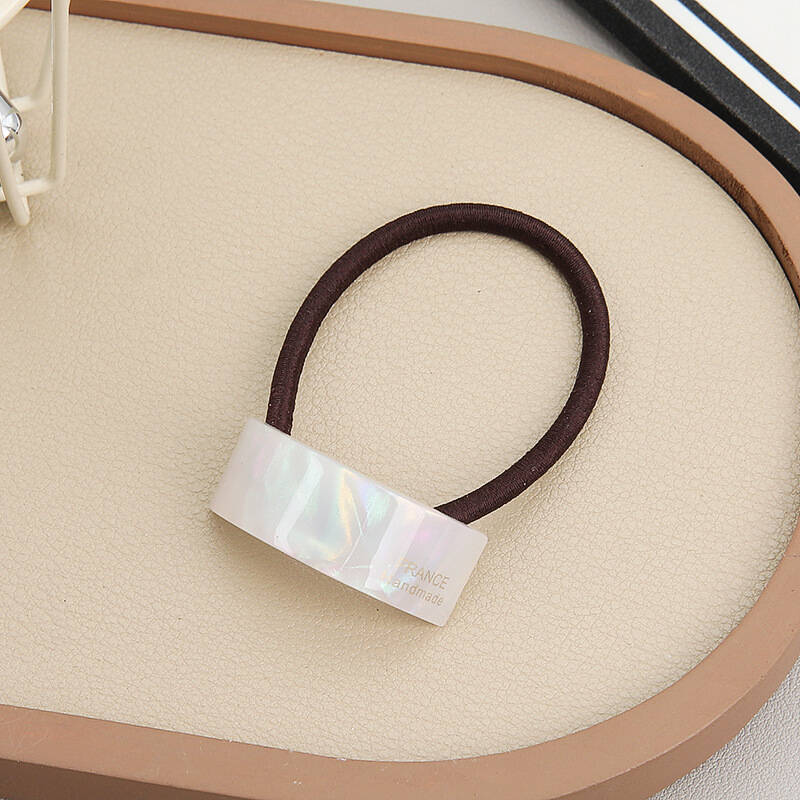 Korean Acetate Irregular Hair Ties Fashion Elastic Hair Bands Scrunchies Headbands For Women Ponytail Tie Ropes Hair Accessories