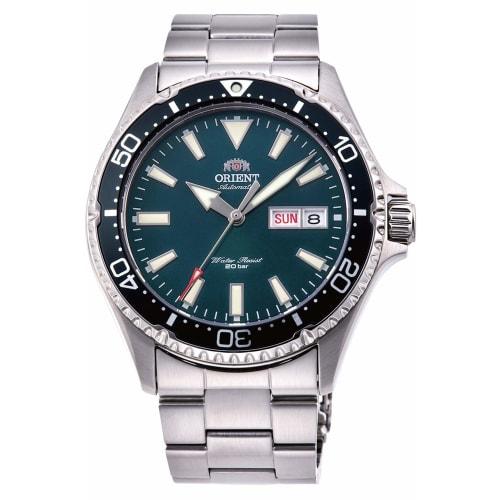 

Orient MAKO III Automatic Watch (with manual winding), Overseas Model, Green Sapphire Crystal, RA-AA0004E19B, Men s