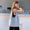 New Spring/Summer Embroidered Flower Bag with Simple and Unique DesigninsVersatile and Fashiable Vest Shopping Bag