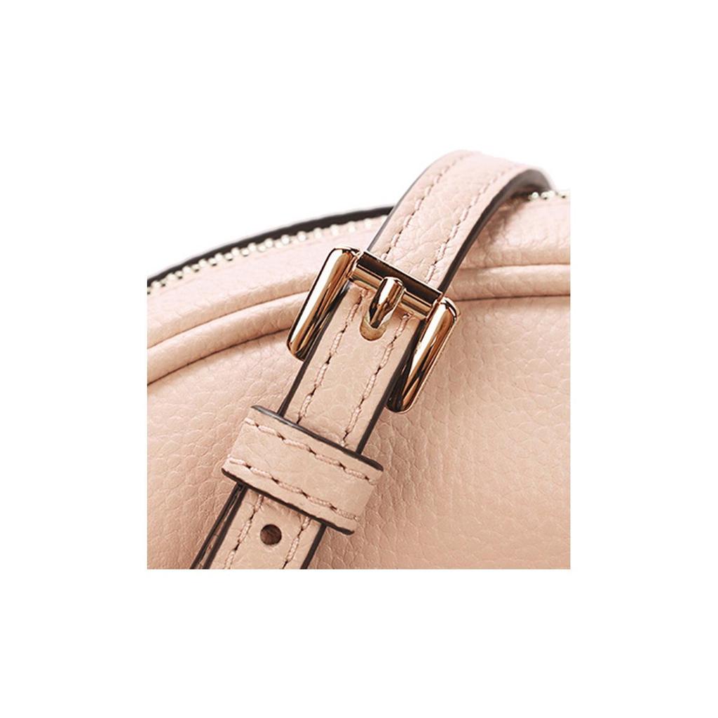 Michael Kors MK Jet Set Letter Logo Chain Solid Color Commuter Leather Camera Bag Women Shoulder Bag Nude-Pink 32S1GT9C0L-SOFTPINK