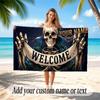 Diğer Benzer Tasarımlar Tema Plaj Havlusu Kişiselleştirilmiş Özel İsim ve Metin Yumuşak Hızlı Kuruyan Plaj Havlusu Yüzme Seyahat İçin