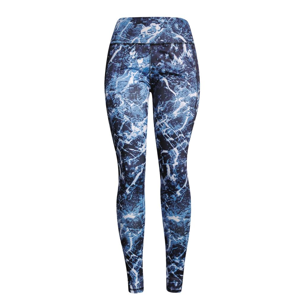 Women's Casual High-waisted Elastic Multi-color Exercise Patchwork Pocket Leggings Yoga Pants - Pants