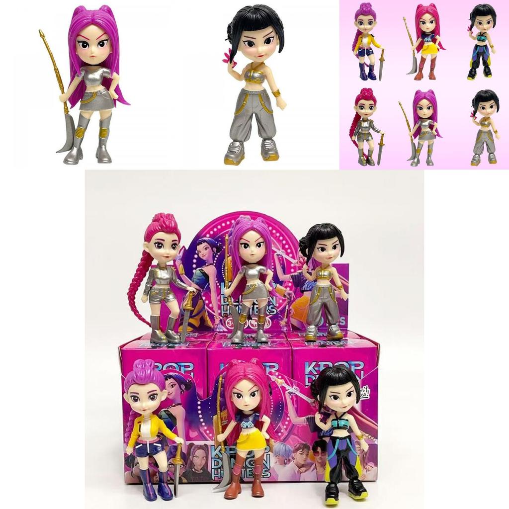 Kpop Demon Hunters Anime Figure Pvc Collectible Desk Decor For Fans
