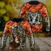 Fashion Deer Hunting Camo Hoodie Cool Slim Jacket Costume Coat 3d Sweatshirts Animal Men Women Casual Christmas Hoodie Tops