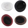Short Brim Fedora Hats Classic Hat with Bands Solid Color One Size Fit Most